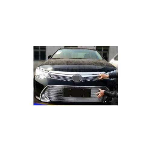 2014 -2016 for Toyota Camry Stainless steel Car front bumper Mesh Grille Around Trim Racing Grills