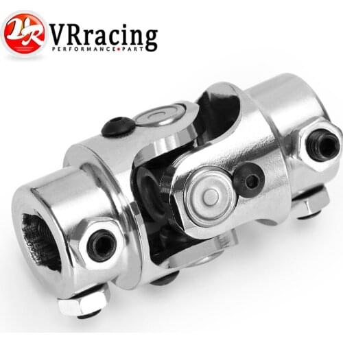 3/4" DD X 3/4"-30 SP Splined Chrome Single U-Joint Shaft Universal Steering For Ford Volkswagen Chevrolet VR-SJS03S