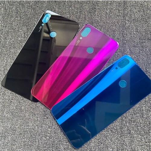 6.3" 2019 For Xiaomi Redmi Note 7 Back Battery Cover Glass Rear Door Housing Case Panel For Xiaomi Redmi Note 7 Pro
