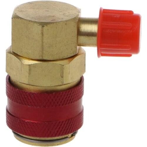 AC R134A Quick Connector Adapter Coupler Auto A/C Manifold Gauge Low/High HVAC