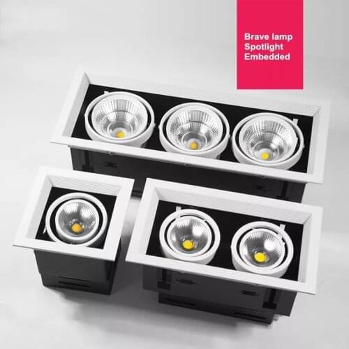 Double Dimmable Led Downlight, Ceiling Spotlight, 10w, 20W, 30W, ac85-240V, Recessed Ceiling Lights, Indoor Lighting