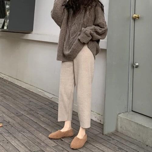 HDYXGF Women's Knitted Trousers