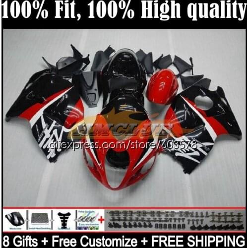 Injection For SUZUKI Hayabusa GSXR1300 96 97 98 99 00 01 20CL.36 GSXR 1300 CC 2002 2003 2004 2005 2006 2007 Fairing Metallic Red