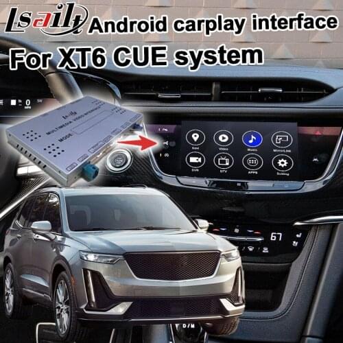 Android / carplay interface box for Cadillac XT6 2019 with mylink intellilink CUE system navigation XT5 XT4 CT5 CT4 Lsailt