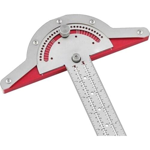 Measuring Angle Ruler Durable Hot Carpenter Edge Rule Woodworking Protractor Measure Tools