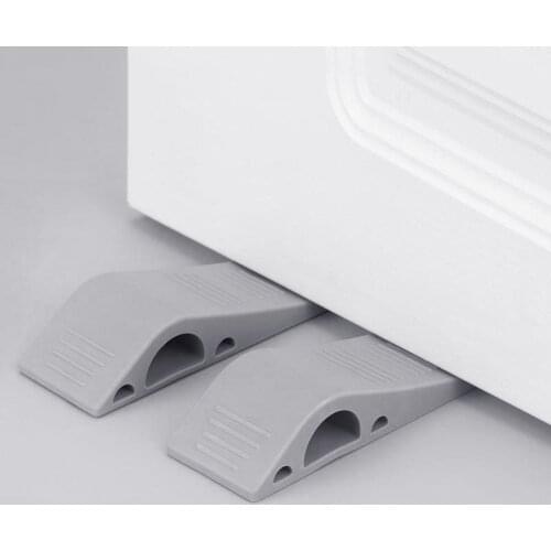 3 PCs Rubber Wedge Door Stop Support Baby Safety Protector Children Door Stopper Wedge Security Card Free Shipping