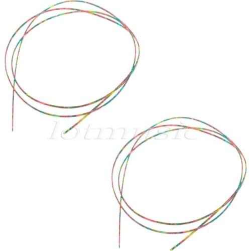 2Pcs 1650 x 2 x 1.5mm Colorful Celluloid Guitar Binding Body Project Purfling Strip