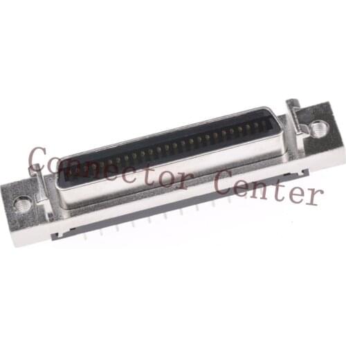 MDR SCSI Connector 1.27mm 50POS Straight 180Degree