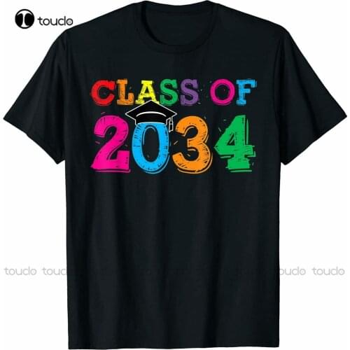 New Class Of 2034 Grow With Me Shirts Kindergarten First Day T-Shirt WomenS T-Shirts boys uniform shirts Unisex
