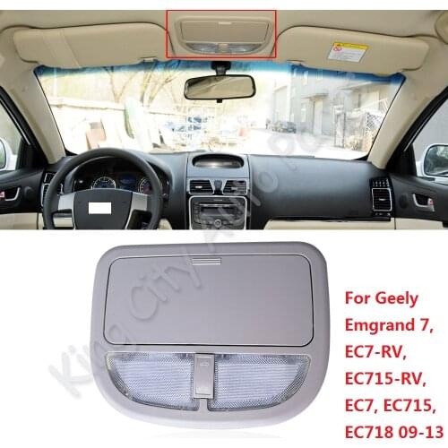 CAPQX For Geely Emgrand 7 ,EC7-RV, EC715-RV, EC7, EC715, EC718 09-13 Front Reading Light With Glass Box Inside Roof Dome Lamp