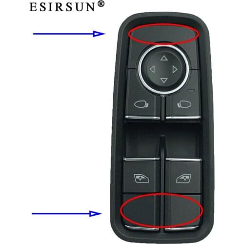 ESIRSUN Window Master Glass Regulator Control Switch Fit For 2013 Porsche 911 991，99161315102DML