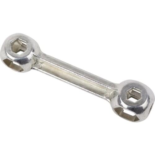 Bike Bicycle Hexagonal Wrench Dog Bone Shape Znc Alloy Portable Wrench Multifunctional Wrench Repair Tool for Bicycle 6-15MM