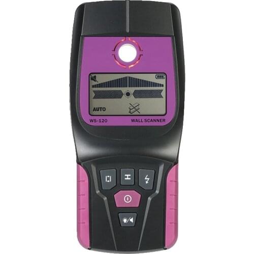 Nicety Handheld Wall Scanner Ferrous Metal Copper Wood AC Cable Live Wire PVC Water Pip Detector Finder LCD Wall Diagnostic-tool