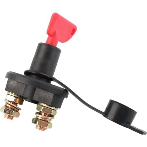 12-24v Car Battery Switch Power Isolator Cut Off Kill Switch + 2 Removable Keys For Marine ATV Truck Boat Car Disconnect