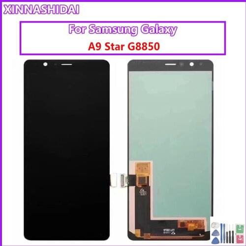 For Samsung A9 Star G8850 Lcd Display Touch Screen Digitizer Assembly For Samsung Galaxy A8 Star