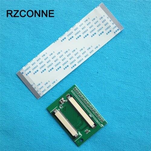 0.5 Pitch 50Pin to 60Pin FFC Adapter Connector Conversion board + 50P Flexible Flat Cable For HSD HSD070IDW1 HSD080IDW1 2set/lot