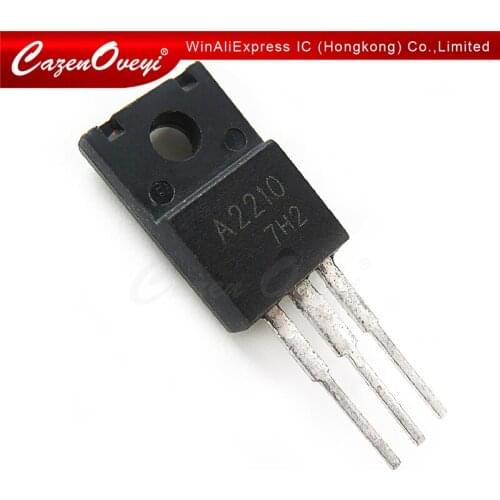 10pcs/lot=5pairs ( 5pcs A2210 + 5pcs C6082 ) 2SA2210 2SC6082 TO-220F In Stock