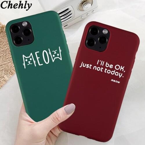 Trend Words Phone Case for iPhone 6s 7 8 11 12 Mini Plus Pro X XS MAX XR SE Cases Soft Silicone Fitted Shell Accessories Covers