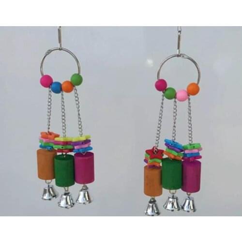 Parrot Supplies Bird Toys Wooden Swing Stand Ladder Bird Cage Accessories D790
