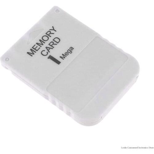 For PS1 Memory Card 1 Mega Memory Card For Playstation 1 One PS1 PSX Game Useful Practical Affordable White 1M 1MB