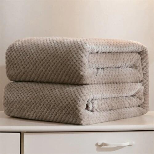 Gemalte Katze Fleece Blankets On The Sofa