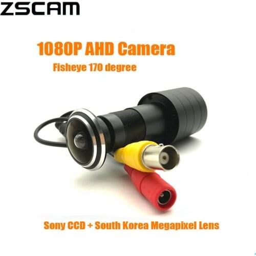1080P HD Door Eye CCTV AHD/TVI/CVI/CVBS 4 in 1 Home Peephole Camera SONY323 Chip 2MP Starlight 0.001 Lux Wired Security Camera