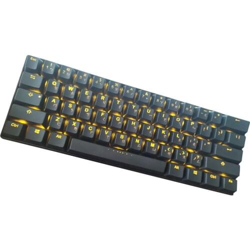 108 Keys Shine Through Backlit Double Shot PBT Key caps for Ansi Layout 61 87 104 108 Keys IKBC Ducky Varmilo Mechanical Keeb