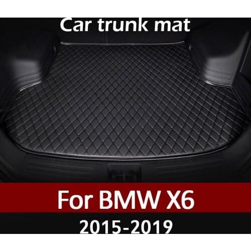 MIDOON Car trunk mat for BMW X6 2015 2016 2017 2018 2019 cargo liner carpet interior accessories cover