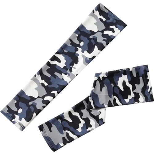 Summer Ice Silk Sunscreen Cuff Outdoor Riding Driving UV Protection Arm Set Camouflage Men And Women Arm Guard