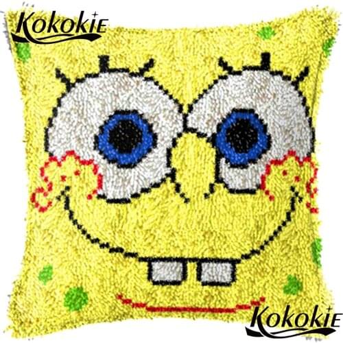 Latch Hook rug making kit 3d diy rug carpet cartoon Unfinished Crocheting Rug Kits Yarn cross stitch kits Embroidery Pillowcase