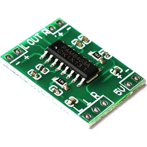 PAM8403 Digital Amplifier Board 2 * 3W Class D Super Mini Digital 2.5V To 5V Power Amplifier Board Efficient