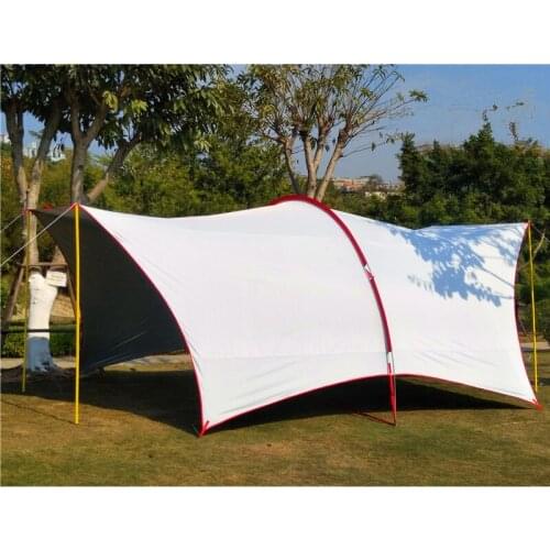 UV 4 5 6 Person 6*4.3*2.4m Habe Fishing Sunshade Beach Awning Party Pergola Travel Driving Park Trekking Outdoor Camping Tent