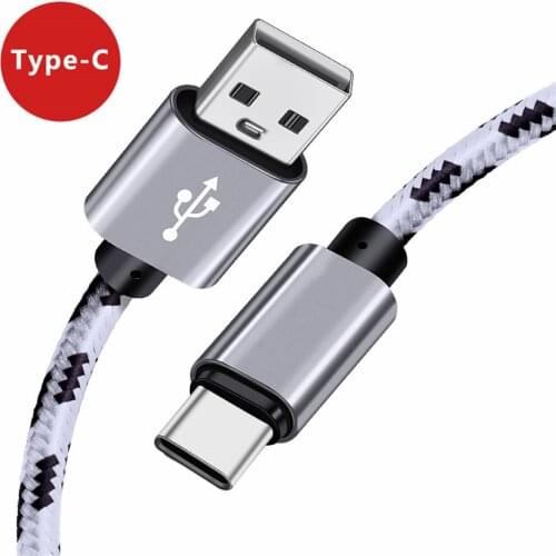 2.1A Fast Charger Data Wire USB Type C Cable for Samsung A50 S9 S10 Sony Xperia 10 XA2 XZ3 Vodafone Smart X9 Google Pixel 3 2 XL