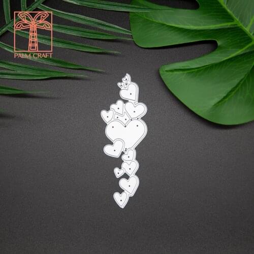 Love heart wedding metal die cutting dies 2020 DIY die cutter for Scrapbooking & Stamping greeting Card making Crafts embossing