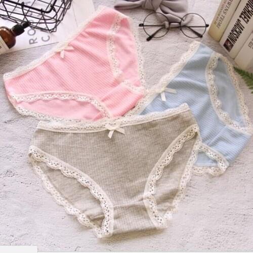 6 Fashion Cotton panties womens Childrens Girls Underwear Kids shorts priefs Comfort Multi-color SQ-0756-6P