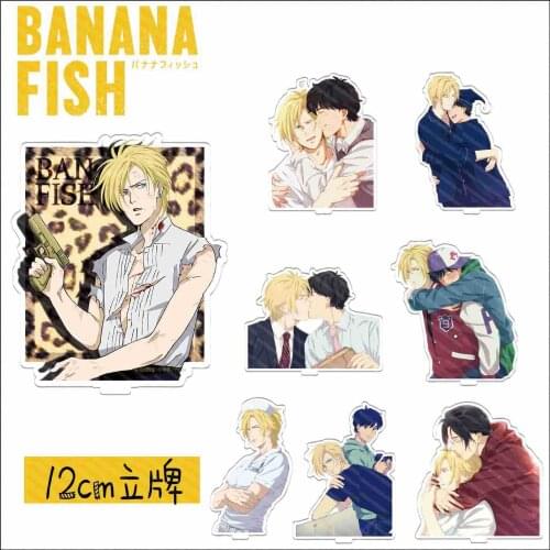 BANANA FISH Ash Okumura Acrylic Stand Figure Desk Decor Collection Model Toy Cosplay Doll