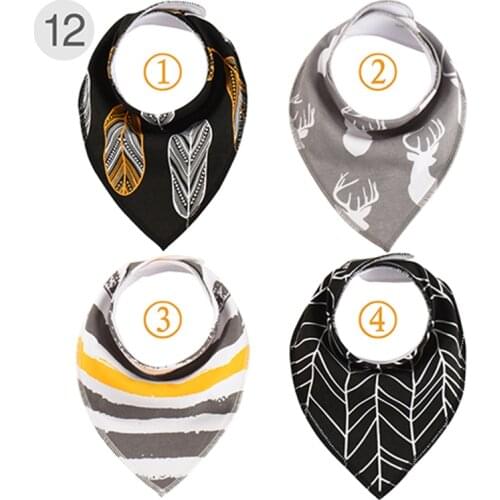 Baby Bibs Infant Girl Feeding Saliva Towels Newborn Baby Boy Cotton Bib Burp Cloth Toddler Kids Scarf Feedings Accessories