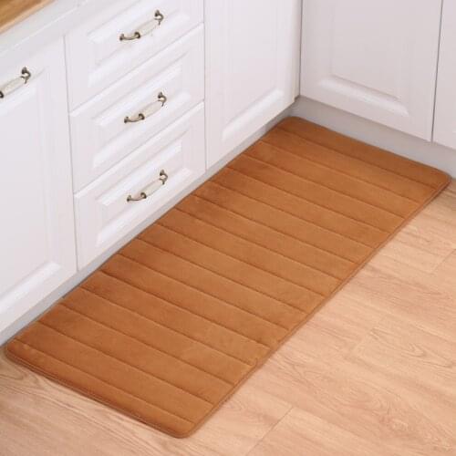 Memory Foam Carpets for Living Room Bedroom Anti-Slip Floor Mat Home Bathroom Mats Water-absorbing Doormat Kitchen Rugs