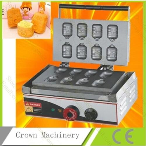 Commercial Use 8pcs Electric Bell shaped waffle maker machine; waffle mold;waffle iron