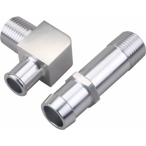 Heater Hose Fitting 3/4 Inch Water Pump 5/8 Inch 90 Deg Intake Alum for Chevy 4530/9514x