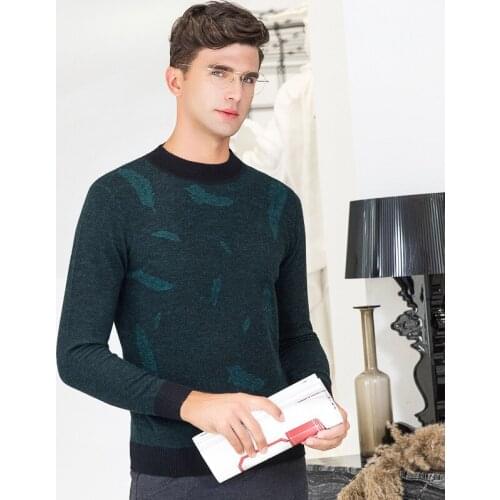 Cashmere wool sweater men 2019 autumn winter jersey Jumper Robe hombre pull homme hiver pullover men o-neck Knitted sweaters