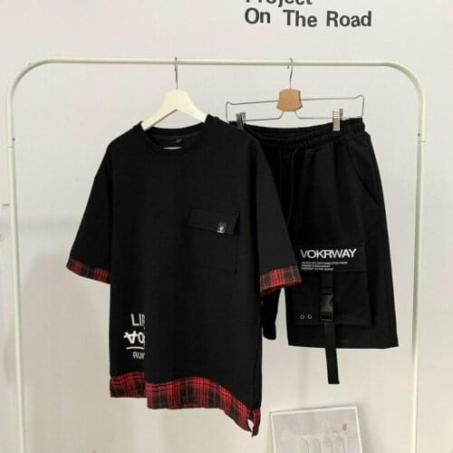 Summer Fashion Print Shirts Men Shorts Sets Short Sleeve Shirts Casual Mens Clothing Sets Tracksuit Hip Hop Plus Size 5XL