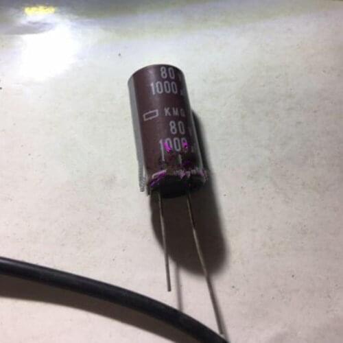 CAP Switching US 80V 1200UF Size: 18*40 mm NIPPONCHEMI-CON High frequency low resistance new and original 5pcs/lot