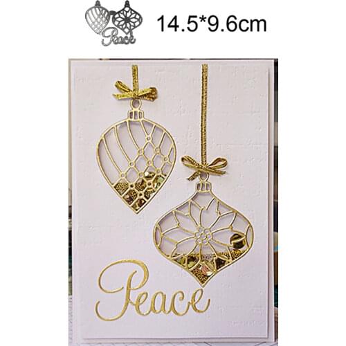 Metal Cutting Dies christmas bell Scrapbooking Stencils DIY Album Cards Decoration Embossing Folder Die Cutter Tools Mold