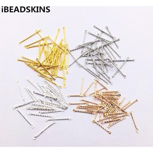 New arrival! (Choose size and color) Pattern I-shape Connectors for Stud earring accessories,parts,hand Made Jewelry DIY