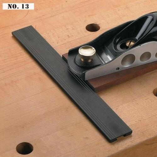 Woodworking Baffle Tools Auxiliary Clamp Workbench Table 19mm 20mm Dogs Hole Baffle Plate Aluminum Alloy DIY Planing Stop Board