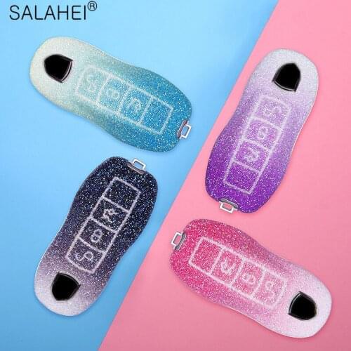 Plastic Car Key Case Full Cover For Porsche Cayenne Macan 911 Boxster Cayman Panamera Remote Shell keychain Accessories Interior