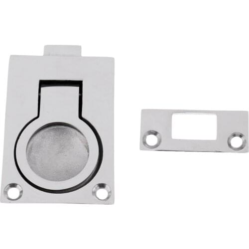 Boat Door Hatch Cabinet Lift / Pull Ring Slam Latch Flush Mount Locker 2 1/4'' Marine 316 Stainless Steel