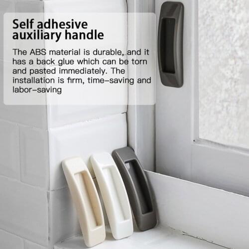 Self-adhesive Door Window Handle European Style Bathroom Drawer Cabinet Door Handle Convenient And Practical Door Window Tools