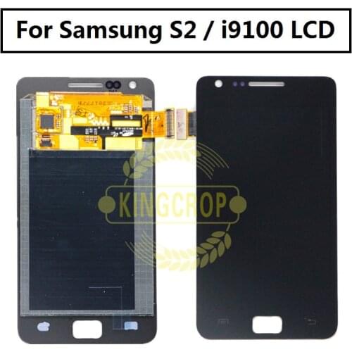 High Quality Replacement AMOLED LCD for Samsung Galaxy SII S2 I9100 S2 Plus i9105 LCD Display Touch Screen Digitizer Assembly